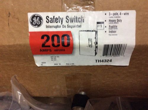 General Electric TH4324 240V 200 Amp Safety Switch