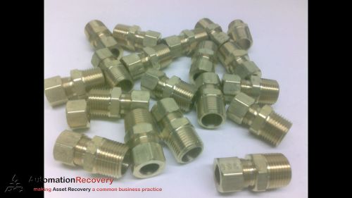 PARKER 68C-6-6 - PACK OF 19 - COMPRESSION FITTINGS, LOW PRESSURE,, NEW*