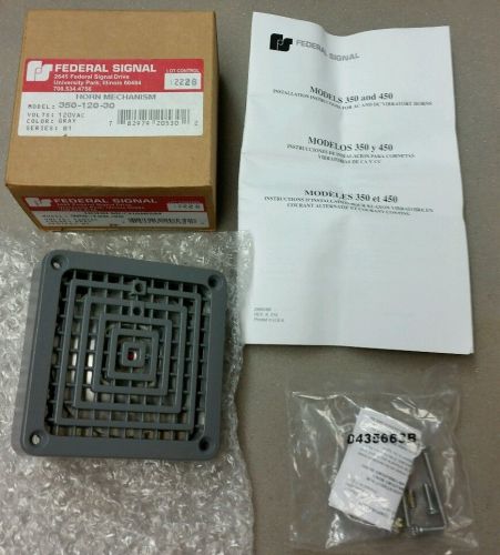 Federal signal horn model 350-120-30 new!!! for sale