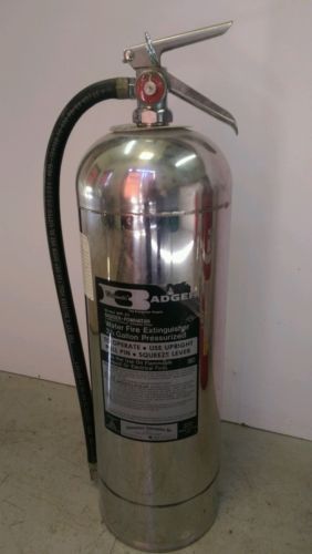 2.5 gallon) water pressure fire extinguisher w/schrader valve for sale