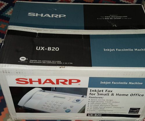 BRAND NEW Sharp UX-B20 Plain Paper Inkjet Fax Machine