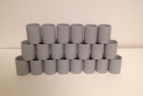 Lot Of PVC Connectors Straight Gray 1&#034; Opening