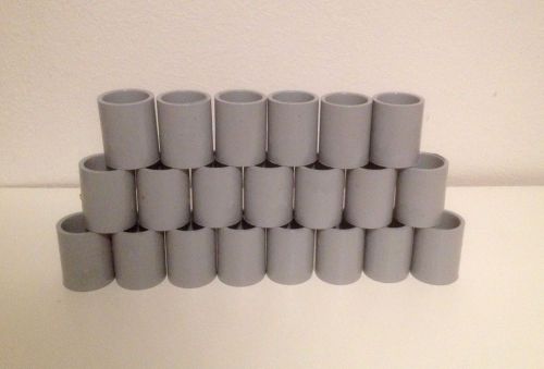 Lot Of PVC Connectors Straight Gray 1&#034; Opening