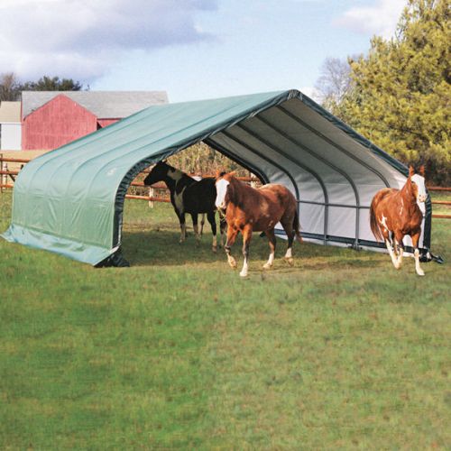 Portable mobile animal housing shed run in shelter, equipment  22&#039; x 20&#039; x 12&#039; for sale