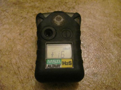 Msa altair hydrogen sulfide detector single gas detector h2s 16 months for sale