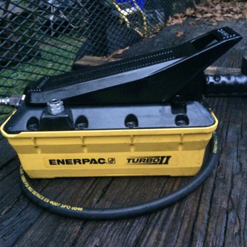Enerpac turbo ii air driven hydraulic pump 10000 psi for sale