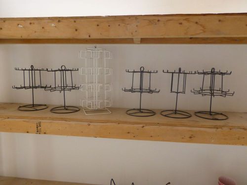 6 Jewelry Display Racks Necklace Store Craft Show Coated Wire