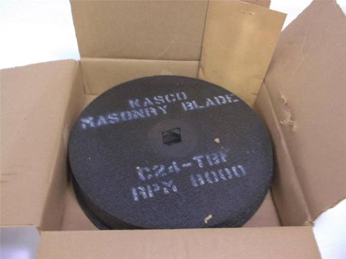 Kasco saf-kut masonry blades new  8x1/8xdia c24-tbf 10 pc. c-109  8000 rpm for sale