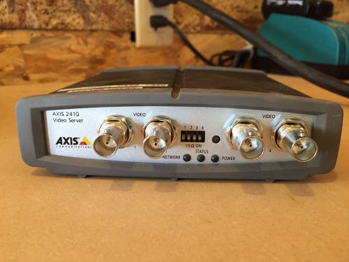 Axis 241Q 4 Channel Video Server Used CCTV IP Network Encoder