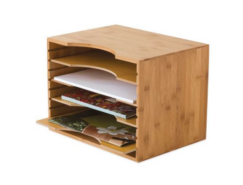 File Organizer Notebook Holder Paper Storage Dorm Bedroom Office Desk Shelves