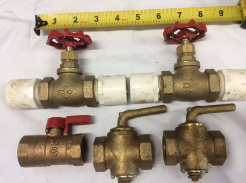 5 3/4&#034; BALL, STEMGATE &amp; STOP VALVES