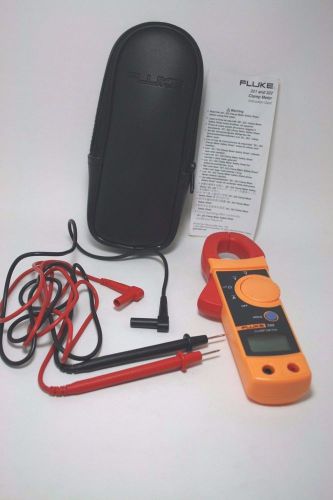 Fluke 322 Electrical Digital AC Clamp Meter &amp; Leads Works Great
