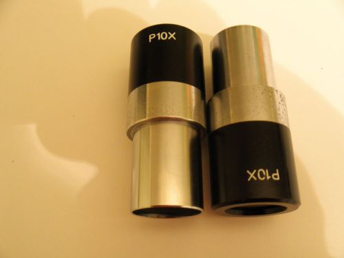 Used Pair of P10X Microscope Lens