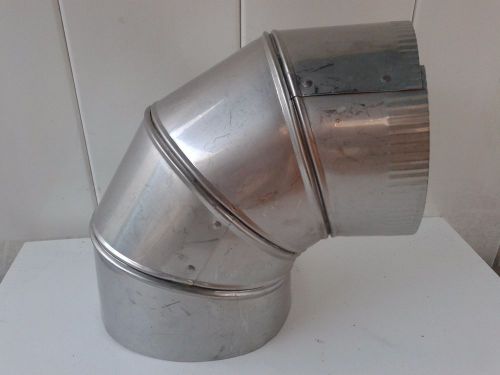 6&#034; 90 deg adjustable duct sheet metal elbow - hvac ductwork heating and cooling for sale