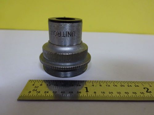 For parts microscope objective unitron 3x optics as is bin#4v-fl-23 for sale