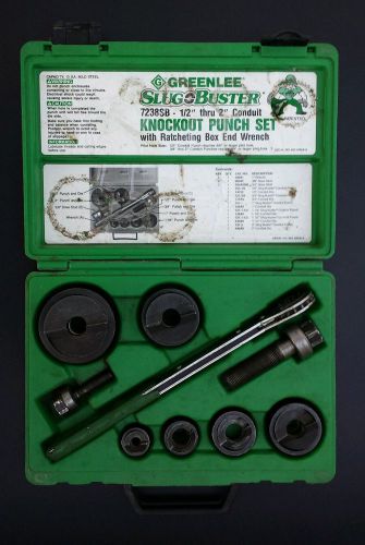 Greenlee 7238SB Slug-o-Buster Knockout Punch Set 1/2&#034; thru 2&#034;