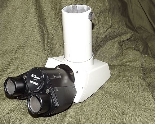 Nikon Microscope Trinocular Head For Labophot Optiphot Model F