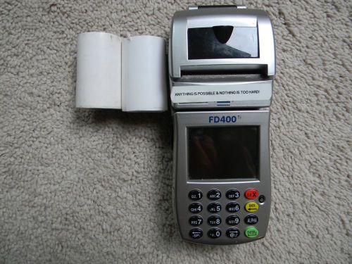 First data fd400ti wireless credit card machine  *full color screen* for sale