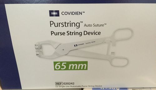 Covidien purstring auto suture device 65mm ref# 020242 nib qty 3 exp 9/2019 for sale