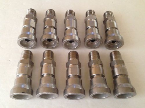 Lot 10  Swagelok 1/4&#034; SS-QC4-B-4PM SC11 Clean/SC-11 Coupling Quick Connect NIB