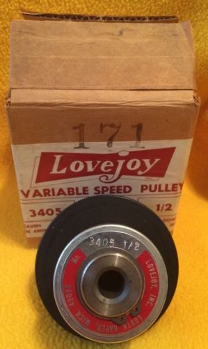 Lovejoy 3405 Variable Speed Pulley 1/2 Bore, 49090, South Haven Michigan, U.S.A!