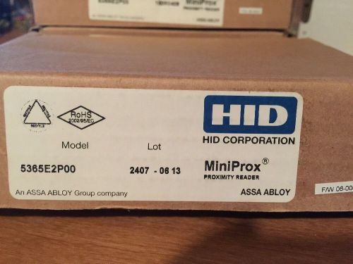 HID Miniprox Proximity Reader Card Reader Access Control 5365e2p00