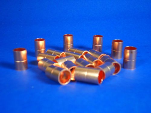 COPPER COUPLING WITH STOP SIZE 3/8&#034;/QTY: 20 FOR REFRIGERATION OR A/C