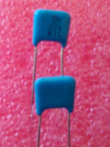 25 pcs  224K KIC  (220 NANOFARAD)  .22UF Capacitors MURATA 100volts