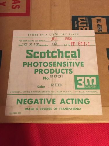 Scotchcal No,8001 Red