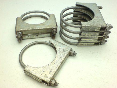 4&#034;Pipe 7x Clamps Galvanized Heavy Duty