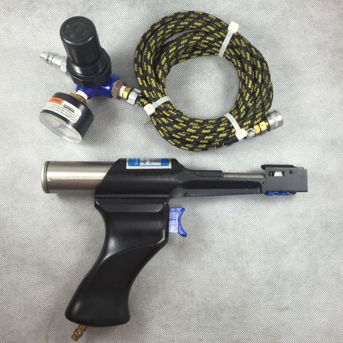 Thomas &amp; betts tr227 pneumatic cable tie tool w/ hose ty-fast gun for sale