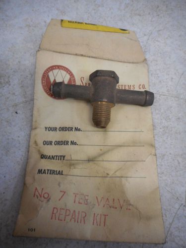 Spraying systems co #7 tee valve repair kit tool, vintage, nos for sale