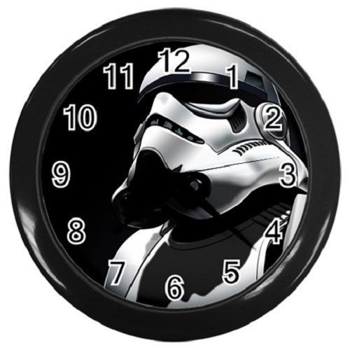 Star Wars Stormtrooper Wall Clock (Black) Free Shipping