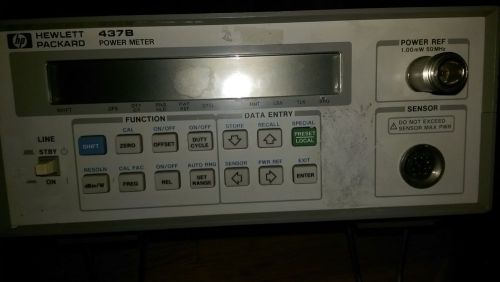 HP Agilent 437B Power Meter, with Power cord, Comes with 30 Day Warranty