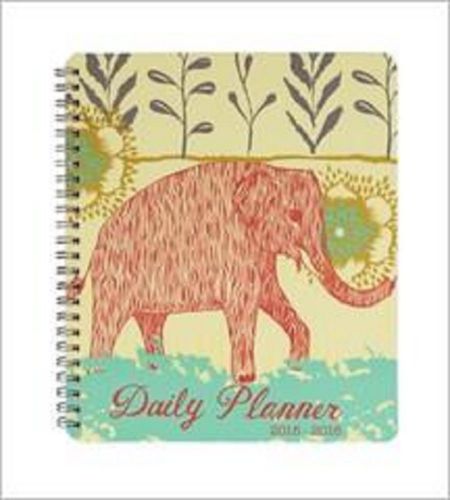 Capri Design 17 Months August 2016-December 2016 Daily Planner - Elephant