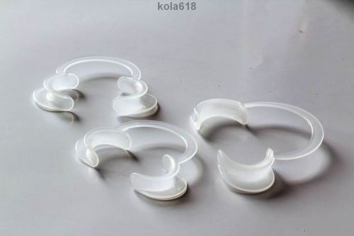 100pcs NEW Dental Teeth Whitening Cheek Retractor Transparent White Adult kola