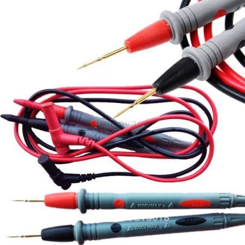 Universal 20a 1000v digital multimeter test lead probe wire pen cable test probe for sale