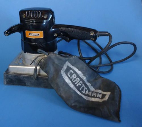 Made in usa sears craftsman dual motion dustless hand sander 315-11680 w/ box for sale