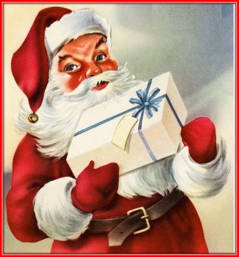30 Custom Gift Santa Personalized Address Labels