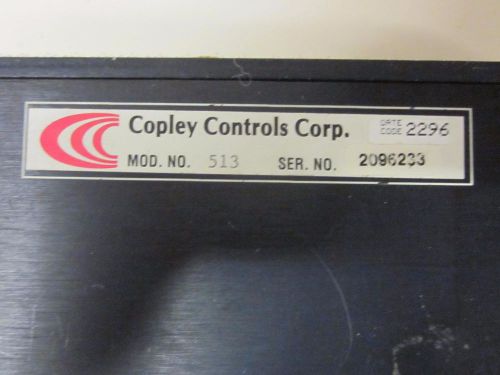 Copley Control 513 4696424  740-571303-00 Motor Controller 3696415 DRV-I-2