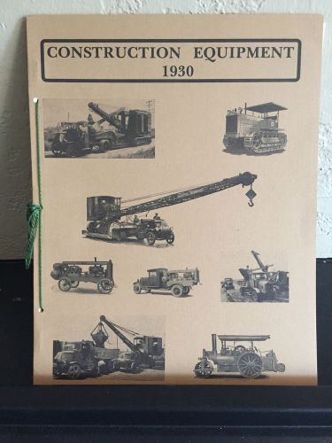 Construction equipment 1930 for sale
