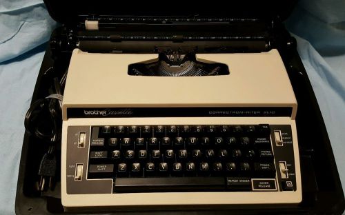 Brother Cassette Correctron Riter XL-10 Electric Typewriter XL10 Works Vintage