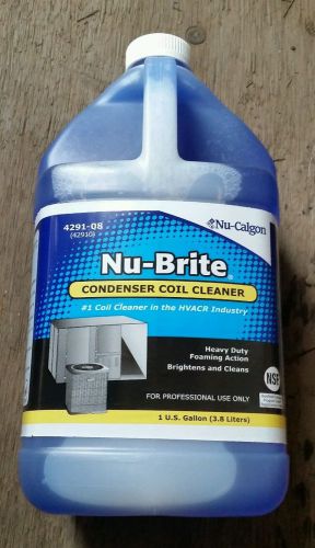 Nu-calgon 4291-08 nu-brite foaming coil cleaner- gallon for sale
