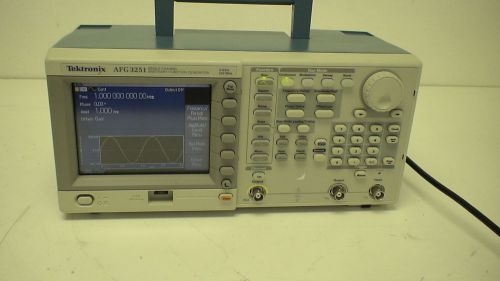 TEK AFG3251 1 Channel, 240 MHz Arbitrary Function Generator.
