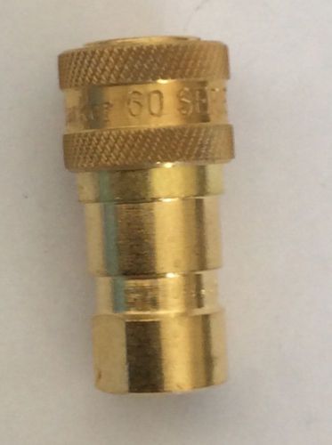 PARKER Brass Hydraulic Coupler Body,  1/8&#034; Body Size BH1-60
