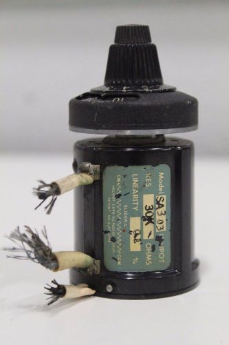Helipot Beckman SA303 Res. 30K Linearity 0.1% Potentiometer + Free Priority S/H