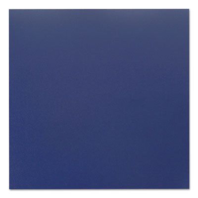 Opaque Plastic Binding System Covers, 11-1/4 x 8-3/4, Navy, 25/Pack, 1 Package
