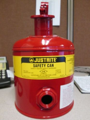 Justrite 1 gallon laboratory safety can new for sale