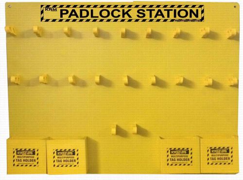 Padlock lockout tagout station without material for sale
