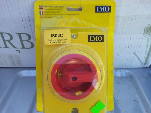 IMO Precision Controls IS02C PE69-4020 IMOPC 4Pole 20AMP IP65 Isolator
